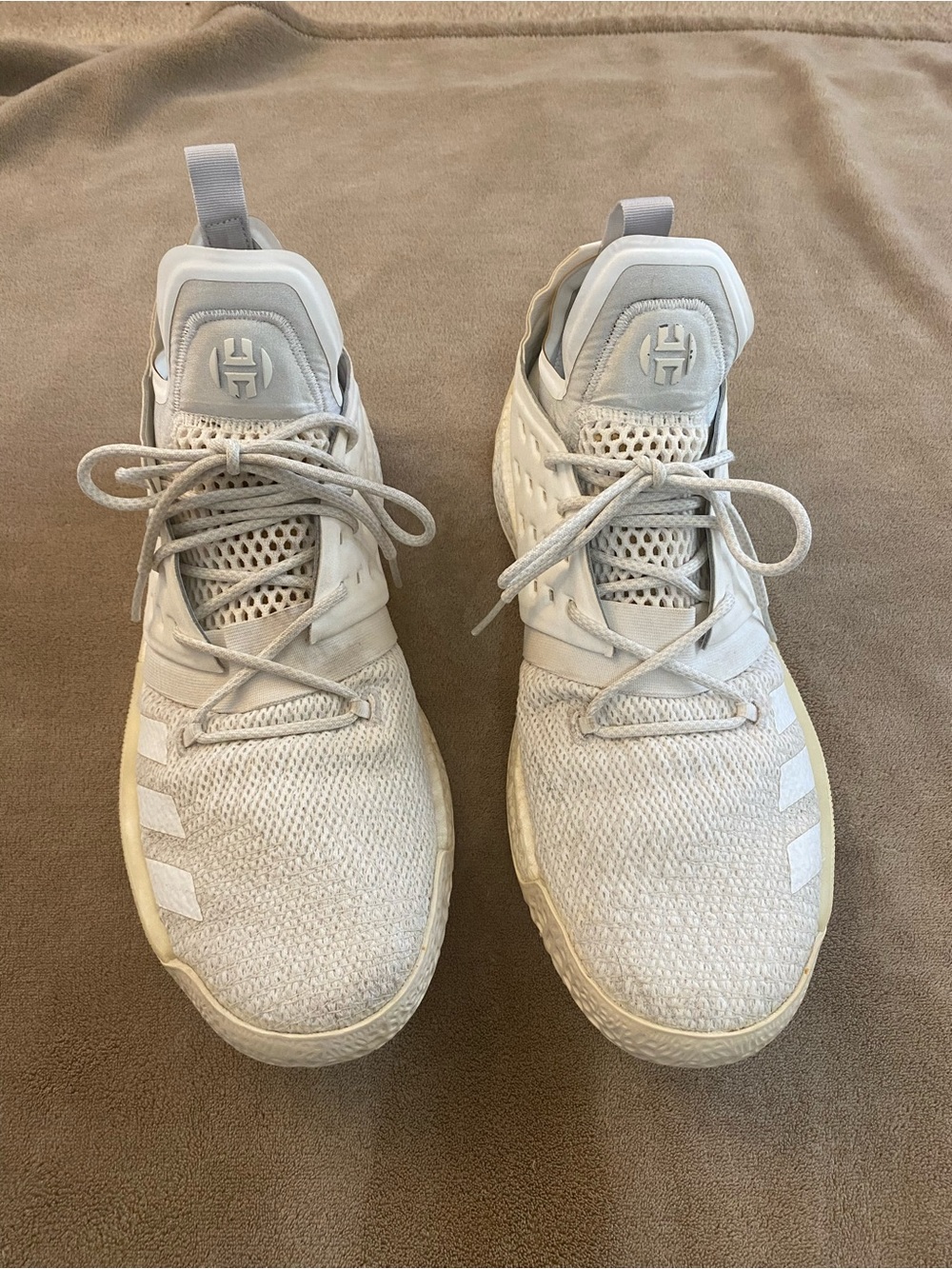 adidas James Harden Vol. 2 White Basketball Shoes